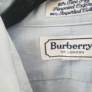 💥Blue Burberry's of London Button Up Shirt